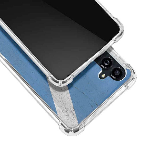 Scotland Flag Distressed Galaxy A54 5G Clear Case